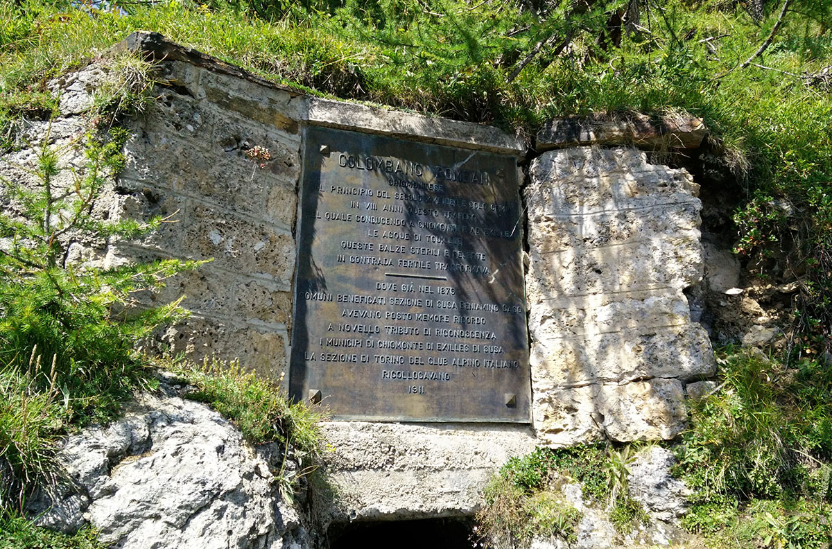 Colombano Romean, la targa commemorativa